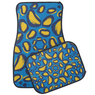 Leopard animal print pattern car floor mat