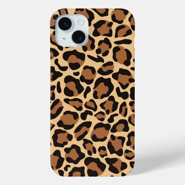 Leopard Animal Print Pattern Case-Mate iPhone Case (Back)
