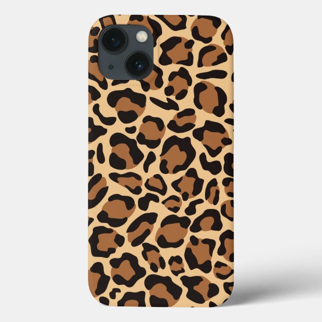 Leopard Animal Print Pattern Case-Mate iPhone Case (Back)