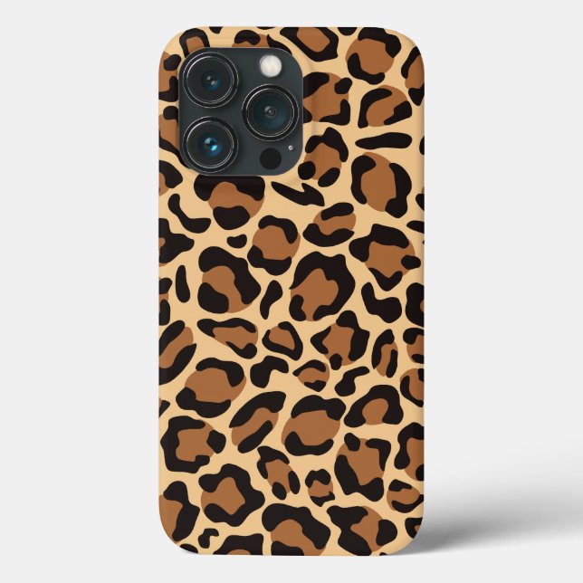 Leopard Animal Print Pattern Case-Mate iPhone Case (Back)
