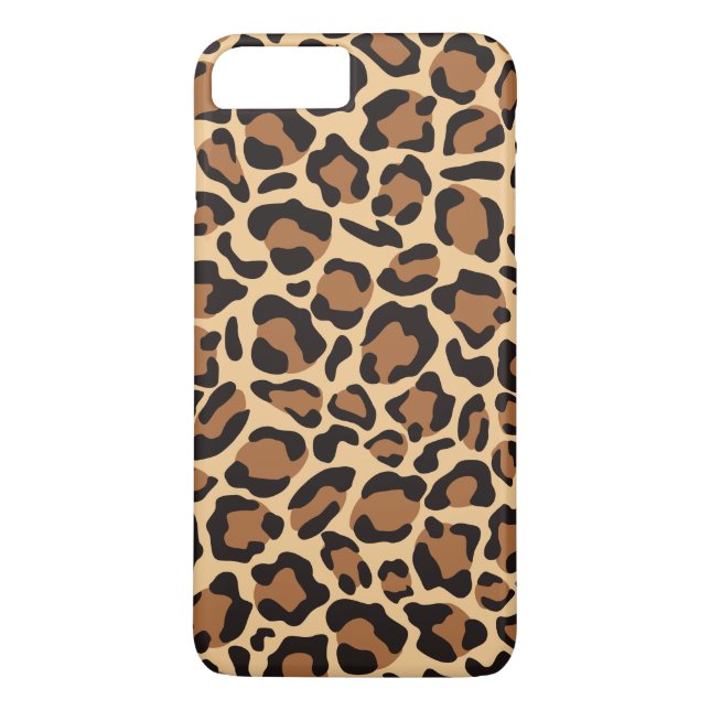 Leopard Animal Print Pattern Case-Mate iPhone Case (Back)