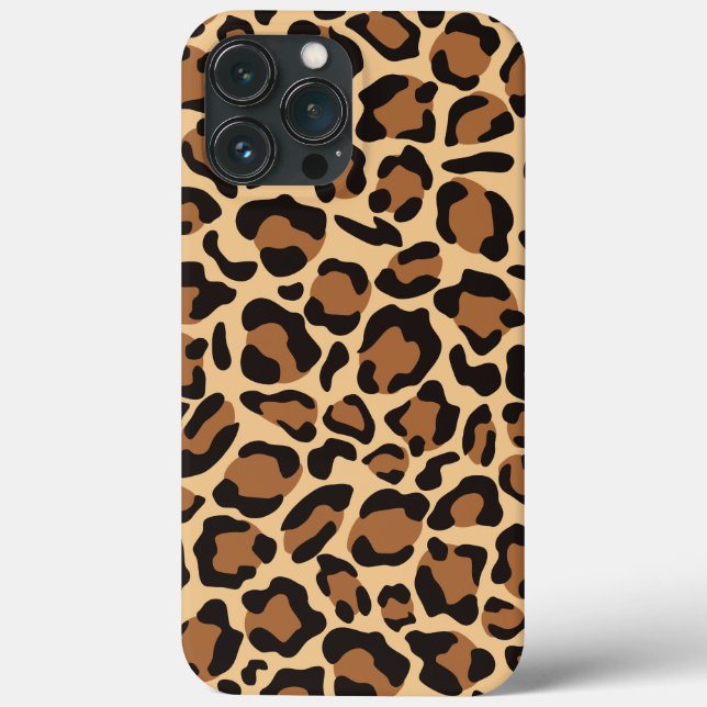 Leopard Animal Print Pattern Case-Mate iPhone Case (Back)