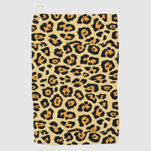 Leopard Animal Print Pattern Golf Towel