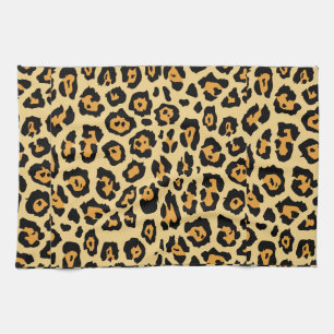 Leopard Animal Print Pattern Kitchen Towel