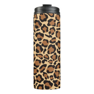 Leopard Animal Print Pattern Thermal Tumbler