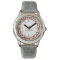 Leopard animal print pink name wrist watch