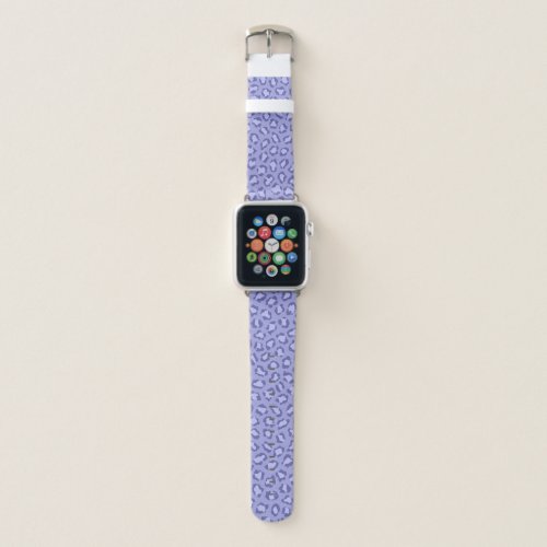 Leopard Animal Print Purple Apple Watch Band