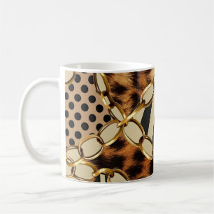 Leopard Animal Print Seamless Pattern Coffee Mug