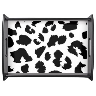 LEOPARD ANIMAL PRINT SERVING TRAY