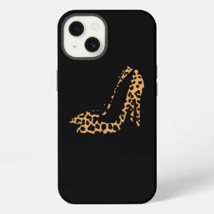 Leopard Animal Print Shoe High Heel Pump Stiletto iPhone 13 Case