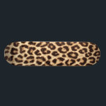 Leopard / Animal Print Skateboard<br><div class="desc">Funky Exotic Animal Print Skateboard.</div>