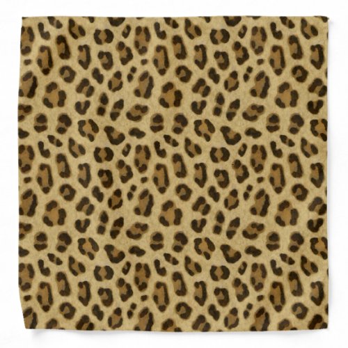 Leopard Animal Print Skin Pattern Bandana