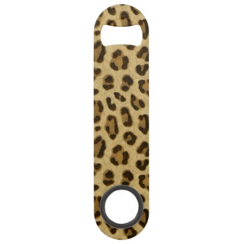 Leopard Animal Print Skin Pattern Bar Key