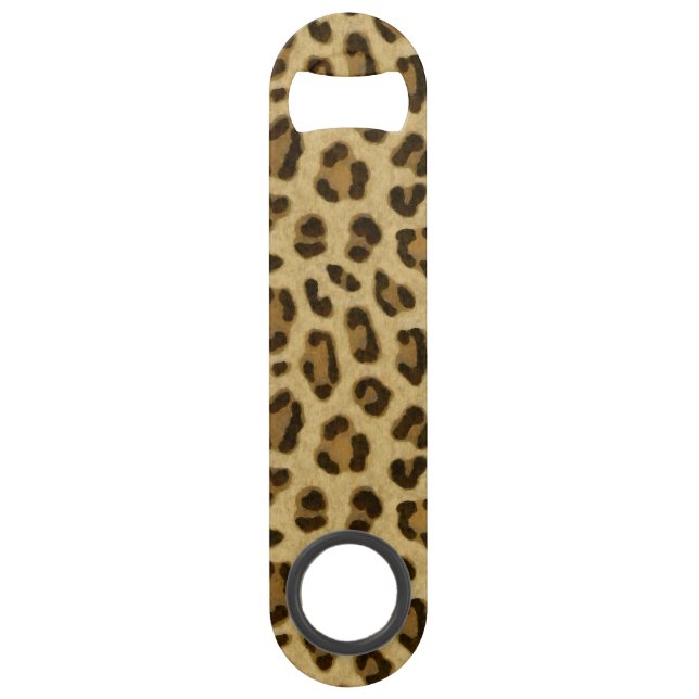 Leopard Animal Print Skin Pattern Bar Key (Front)