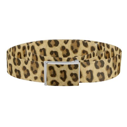 Leopard Animal Print Skin Pattern Belt
