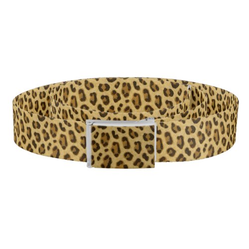 Leopard Animal Print Skin Pattern  Belt