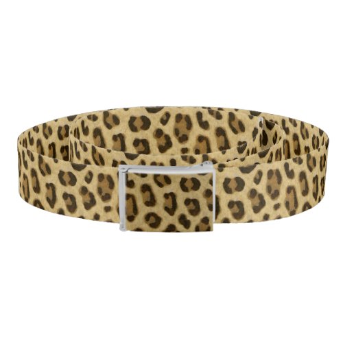 Leopard Animal Print Skin Pattern Belt