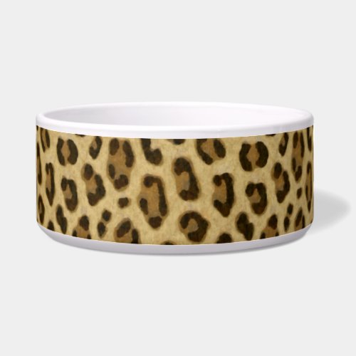 Leopard Animal Print Skin Pattern Bowl