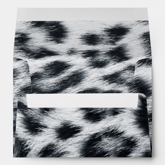 Leopard Animal Print Skin Pattern Envelope (Back (Bottom))