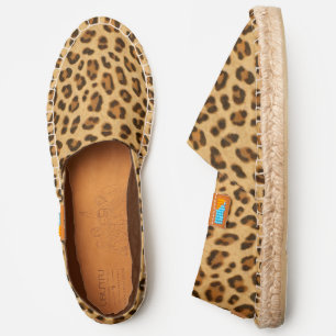 Leopard Animal Print Skin Pattern Espadrilles