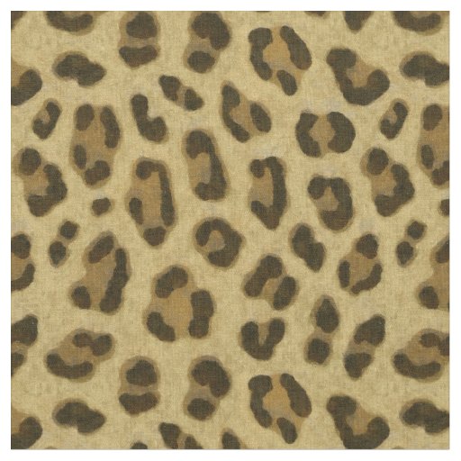 Leopard Animal Print Skin Pattern Fabric