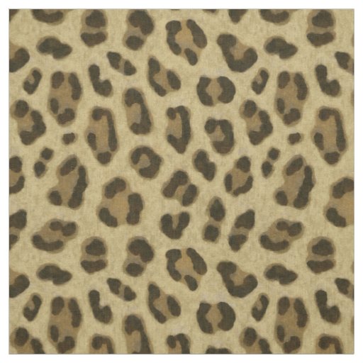 Leopard Animal Print Skin Pattern Fabric