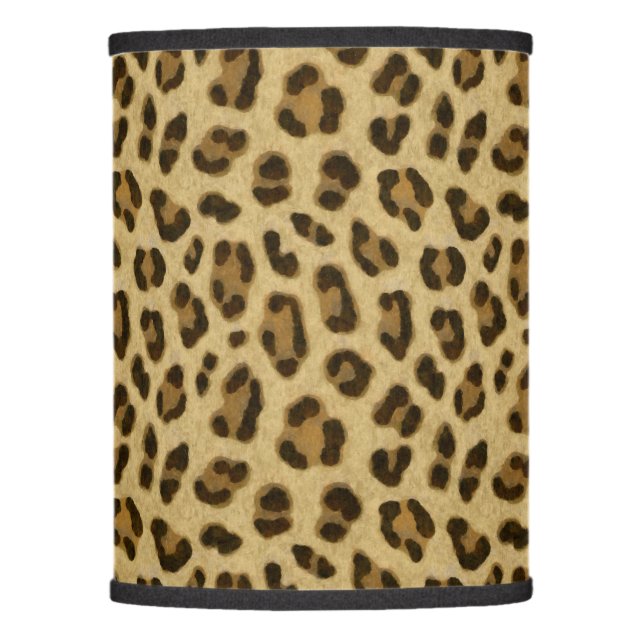 Leopard Animal Print Skin Pattern Lamp Shade (Front)