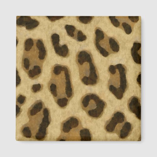 Leopard Animal Print Skin Pattern Magnet