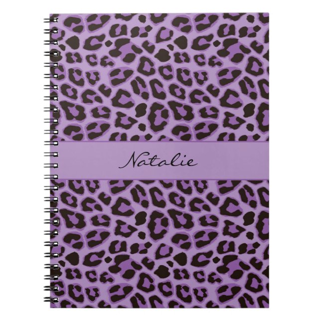 Leopard Animal Print Skin Pattern Notebook (Front)