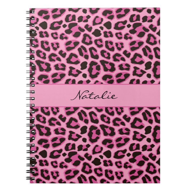 Leopard Animal Print Skin Pattern Notebook (Front)