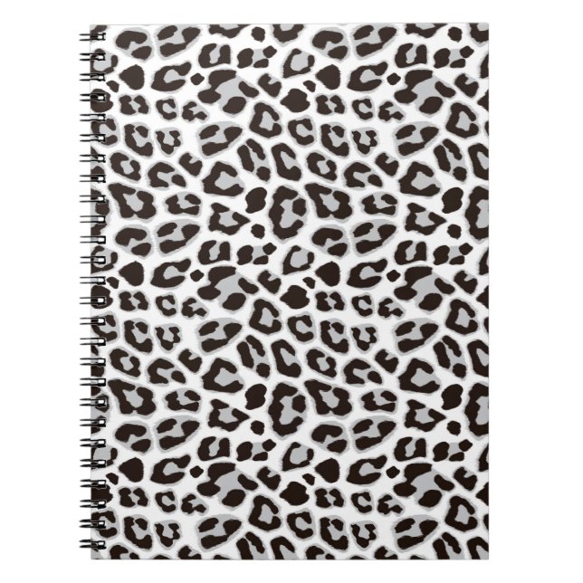 Leopard Animal Print Skin Pattern Notebook (Front)