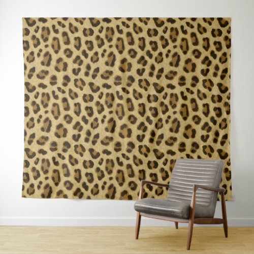 Leopard Animal Print Skin Pattern Tapestry