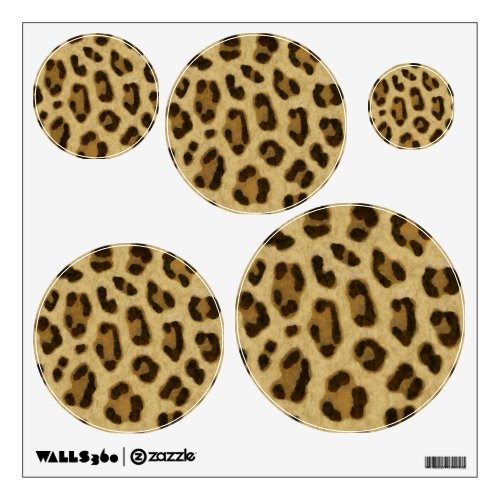 Leopard Animal Print Skin Pattern Wall Decal