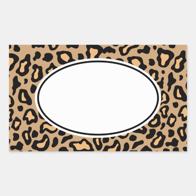 Leopard Animal Print Stickers (Front)