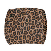Leopard Animal Skin Print Pouf | Zazzle