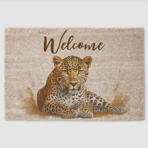 Leopard Animal Welcome