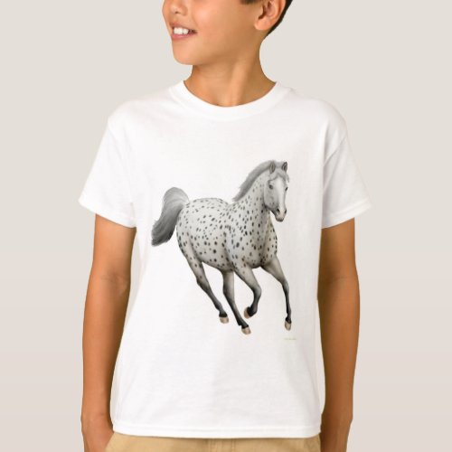 Leopard Appaloosa Horse Kids T_Shirt