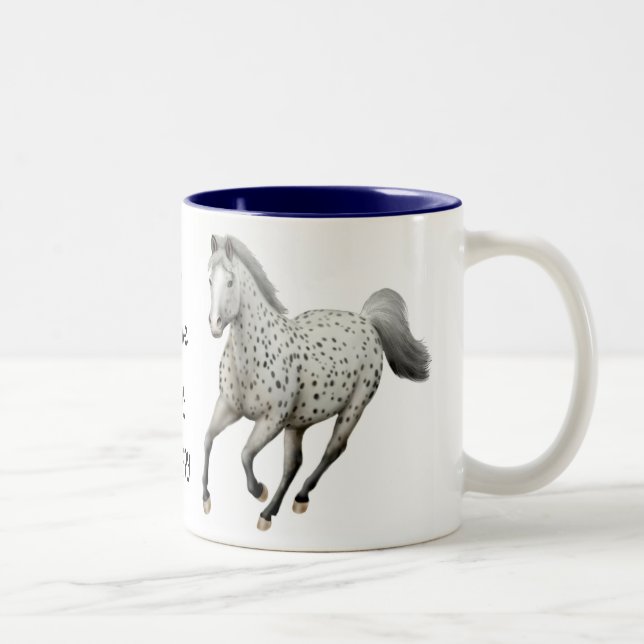 Leopard Appaloosa Love Customizable Mug (Right)