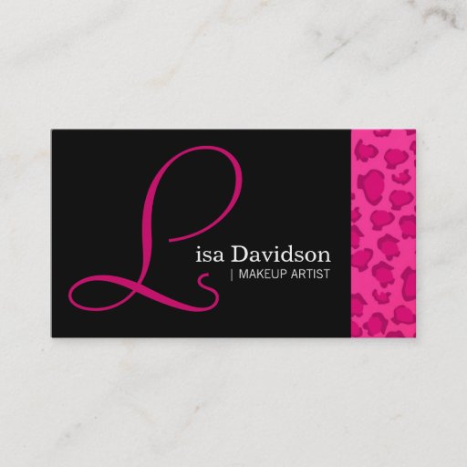 Customizable Leopard Appointment Cards Business Cards