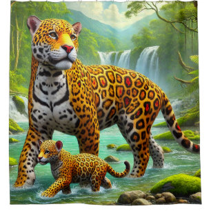 Leopard Art Shower Curtain