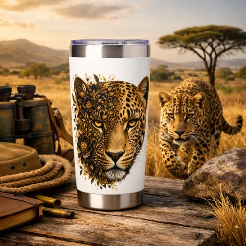 Leopard Artwork Tumbler