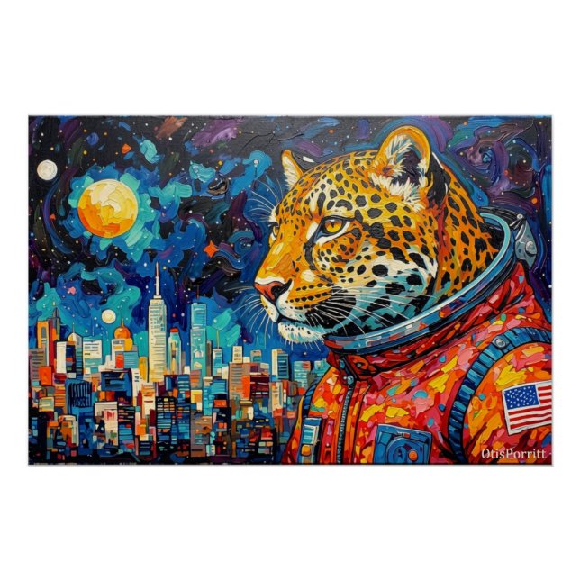 LEOPARD ASTRONAUT-COMING HOME 3 POSTER (Front)