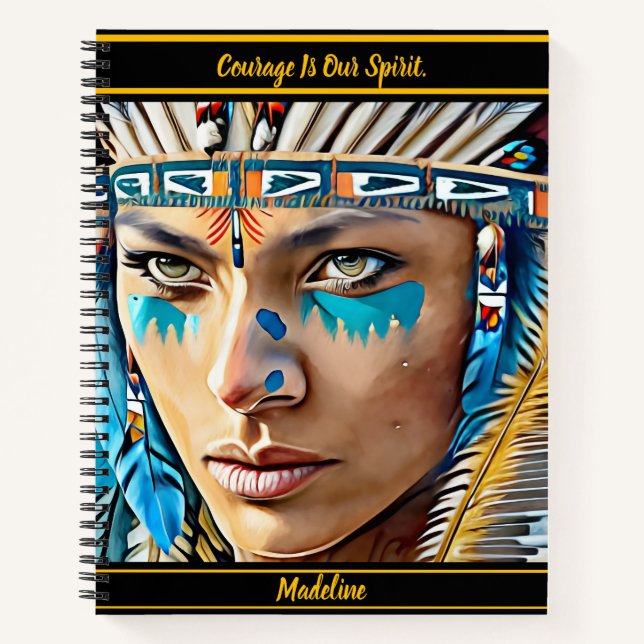 Leopard Aura: Colorful Motion Serenity Notebook (Front)