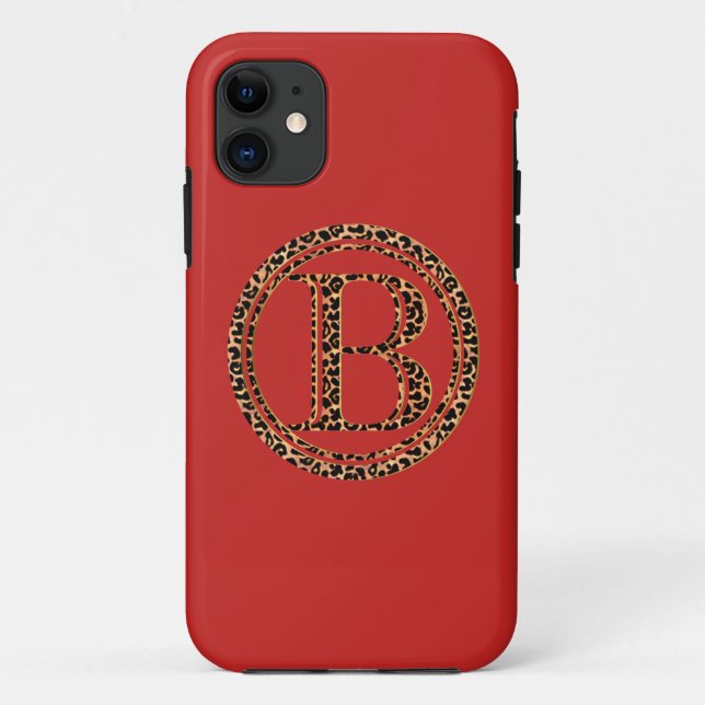 leopard B Case-Mate iPhone Case (Back)