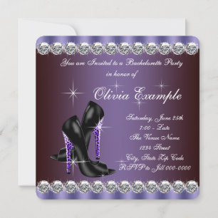 Leopard Bachelorette Party Invitation