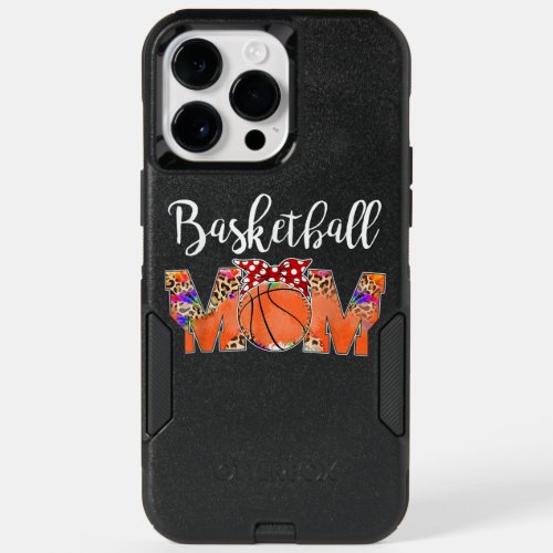 Leopard Basketball Mom Game Day Mom Life Tie Dye M OtterBox iPhone 14 Pro Max Case