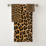 Leopard Bath Towel Set at Zazzle