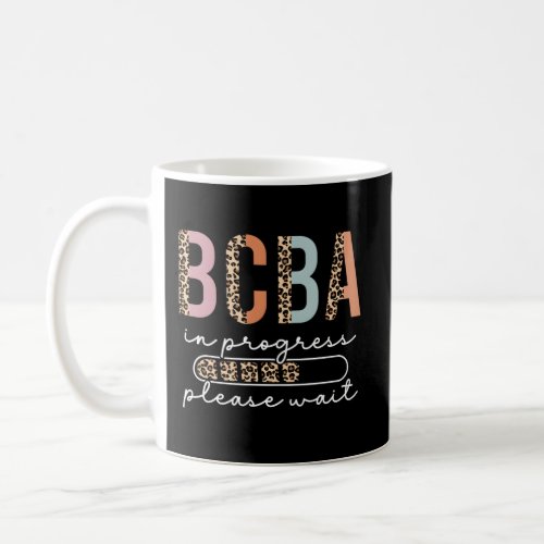 Leopard Behavior Analyst Bcba In Progress In Train Coffee Mug