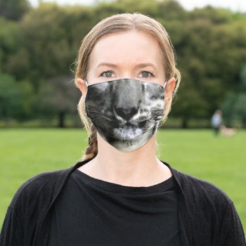 Leopard Big Cat Adult Cloth Face Mask by RavenSpiritPrints at Zazzle