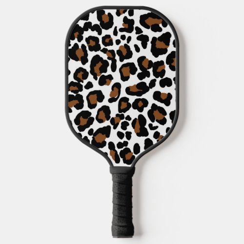 Leopard Big Cat Fur Pattern Pickleball Paddle
